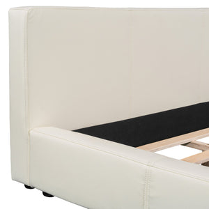 English Elm Christopher Knight Home® - [Stylish Beige Upholstered Bed] - Modern Comfort Meets Minimalist Design For Your Dream Bedroom Setup N769P241218K
