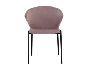 Eric Dining Chair - Abbington Blush Purple 110265 Sunpan