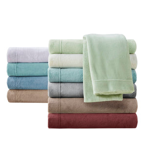 JLA Home True North by Sleep Philosophy - Micro True North Soloft Micro Plush Sheet Set – Brushed Both Sides, Lightweight Warmth, OEKO‑TEX Safe Comfortable Care Brown BL20-0452