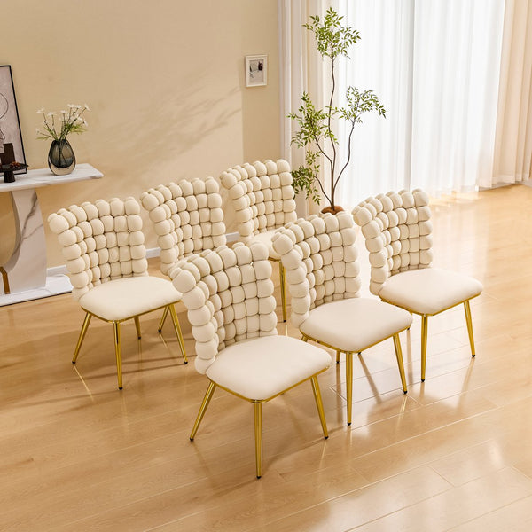 English Elm Luxury Velvet Bubble Tufted Swivel Chair Gold Frame Glam Accent Seat W3875P457865