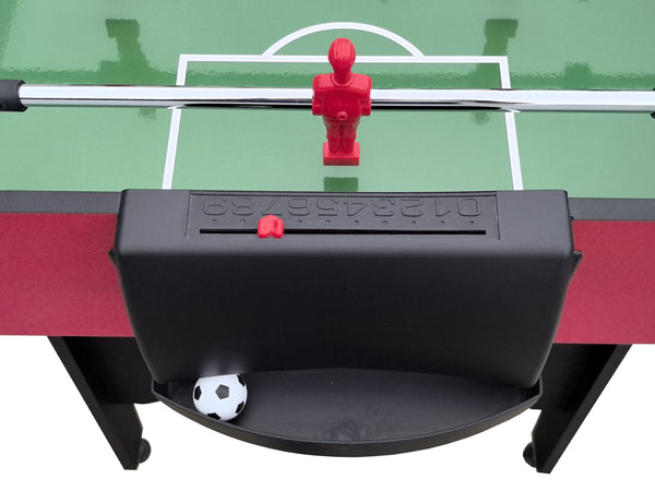 English Elm Soccer Foosball Table 4 Foot Mdf Build for Game Room Family Fun Indoor Play W1936P308767