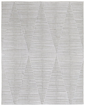 Feizy Rugs Elias Handwoven Geometric Area Rug – Modern Elegance In Gray, Blue, And Ivory For Timeless Decor Ivory,Tan Viscose,Wool Els69fvfivygryp00