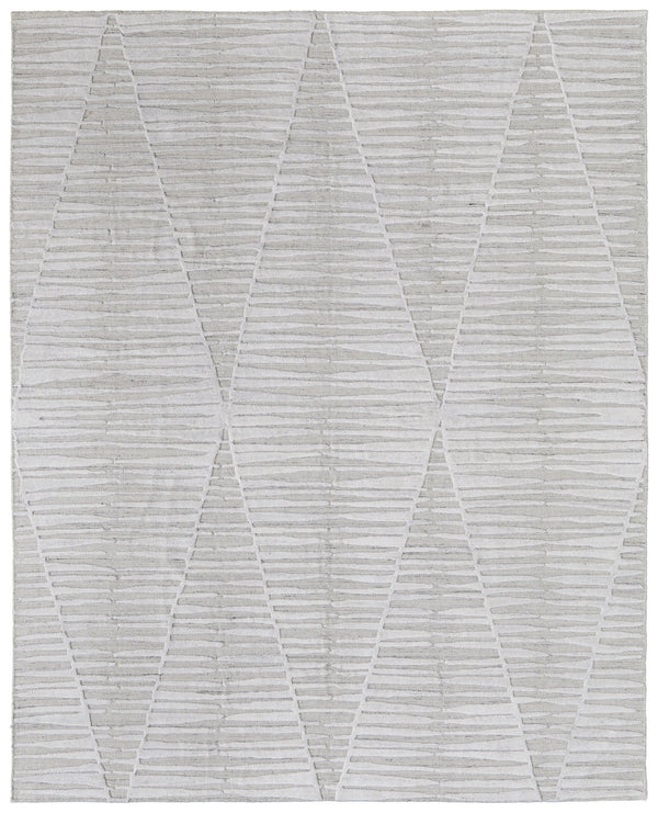 Feizy Rugs Elias Handwoven Geometric Area Rug – Modern Elegance In Gray, Blue, And Ivory For Timeless Decor Ivory,Tan Viscose,Wool Els69fvfivygryp00