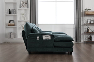 English Elm United We Win U Shaped Cloud Couch - 110" Modular Sectional Sofa With Memory Foam & Storage Pockets W1568S00216-GIGA