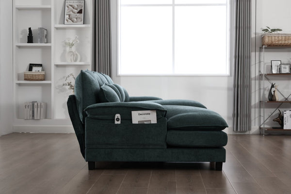 English Elm United We Win U Shaped Cloud Couch - 110" Modular Sectional Sofa With Memory Foam & Storage Pockets W1568S00216-GIGA