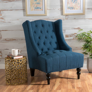 Christopher Knight Home® - Noble House - Toddman High-Back Fabric Club Chair