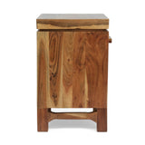 Christopher Knight Home® - Noble House - Wadley Boho Handcrafted Acacia Wood Nightstand