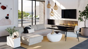 Sunpan Meadow Armchair - Stylish Comfort with 100% Polyester Fabric and Sturdy Iron Frame for Your Home Vault Fog