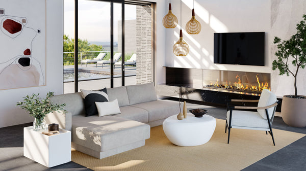 Sunpan Meadow Armchair - Stylish Comfort with 100% Polyester Fabric and Sturdy Iron Frame for Your Home Vault Fog