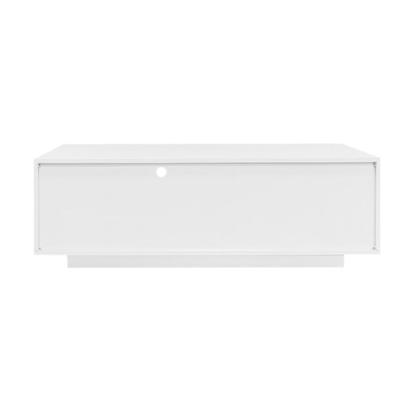 English Elm Vibe Modern High Gloss Rectangle Coffee Table With Storage & 16-Color Led Lights For Stylish Living Room N724P294656K-GIGA
