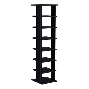 English Elm Odesto 48.7" Tall Vertical Shoe Rack with 8 Tiers – Space-Saving, Sturdy Melamine Organizer for Entryway Bedroom Closet Black 52.8 L x 17 W x 3.2 H B070P234361