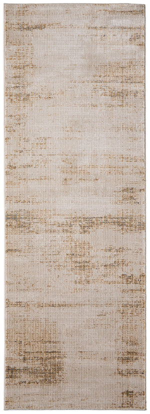 Feizy Rugs Deja Contemporary Low-pile Abstract Rug - Elegant Design For Living Rooms, Bedrooms, And More Ivory,Brown,Tan Polypropylene,Polyester Dja39pkfdtp000i02