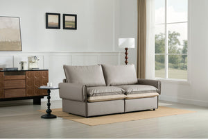 English Elm Modern Oversized Armchair - Stylish Accent Chair With Dual-Sided Upholstery For Living Spaces W2997P294039