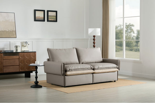 English Elm Modern Oversized Armchair - Stylish Accent Chair With Dual-Sided Upholstery For Living Spaces W2997P294039