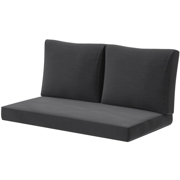 English Elm Garden Loveseat Cushion Set Fade Resistant Yarn Dyed Upf 50 Outdoor Patio Comfort T3971P468466