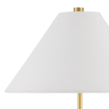 Ippolito Brass Console Lamp