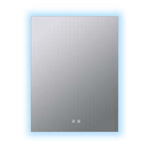 English Elm Vellum Led Backlit Frameless Bathroom Vanity Mirror with Defogger and Touch Controls B2731P478337