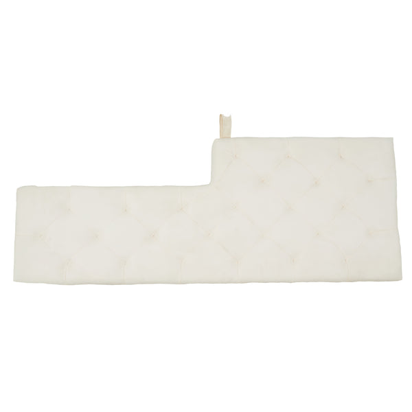 English Elm 56"L, 56"L Mid-Century Walnut Dog Crate Bench Ottoman with Sliding Barn Door, Padded Removable Cushion, Wheels, 300lb耐 N843P293660W