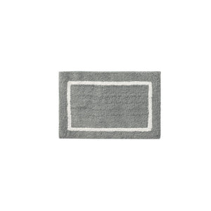 JLA Home Madison Park - Reversible Plush High-Pile Tufted Microfiber Bath Rug with OEKO-TEX Safety, Machine Washable Comfort Grey MP72-5666
