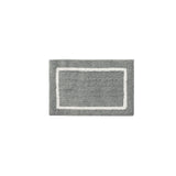 Madison Park Bittman Modern/Contemporary Reversible High Pile Tufted Microfiber Bath Rug MP72-5665 Grey