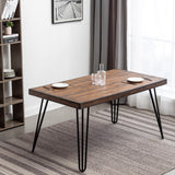 Hairpin Dining Set: Modern 5-Piece Table & Chairs in 3 Colors