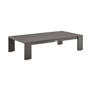 English Elm Umbriax 4-Piece Aluminum Outdoor Coffee Table Set in Brown — Weather-Resistant, Rust-Free, Easy-Clean Covers B2736P354358