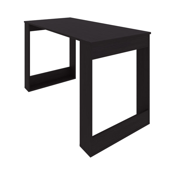 English Elm Computer Desk Albion Black – Engineered Wood Office Table 47.2"W x 23.6"D Spacious Workspace, Stylish Legs, Durable Finish B092P309168