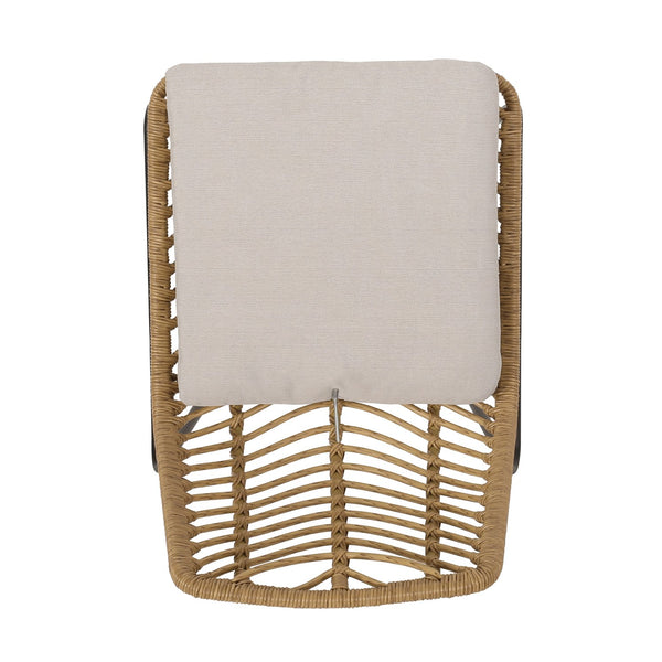 English Elm Christopher Knight Home® - DEJA Outdoor Wicker Dining Chairs 2PCS with Water-Resistant Cushions, Sturdy Frame, Stylish Comfort 71125.00LBRN