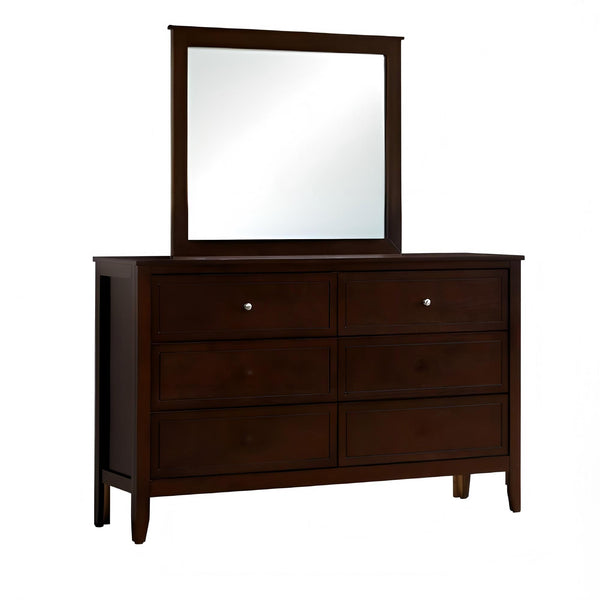 English Elm Daniel Assembled 5-Drawer Chest with English Dovetail Drawers, Metal Hardware & Solid Wood Frame Cappuccino 62 L x 40 W x 19 H B078P400750