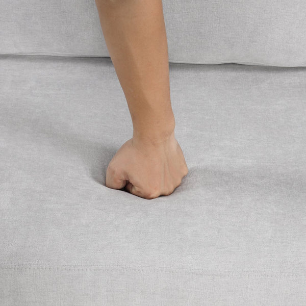 English Elm Christopher Knight Home® - 87.4" Sectional Sofa with Chaise, Chenille Upholstery, Reversible Armrests & Hidden Storage for Cozy Living Gray N763S000010E