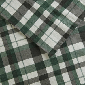 English Elm 3 Twin Cotton Flannel Sheet Set - Cozy Pine Branch Print, Soft Breathable 100% Cotton Bedding Green Multi 13.78 L x 10.63 W x 4.25 H B035P381356