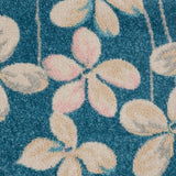 Nourison Tranquil TRA04 Machine Made Power-loomed No Border Indoor Only Contemporary  Rug Turquoise, Turquoise Blue 100% Polypropylene 99446484949