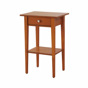 English Elm Stylish Oak Nightstand with 28"H x 18"W x 14"D Durable Particle Board Build and Warm Wood Finish Appeal Oak 4.13 L x 15.55 W x 33.07 H B078112076