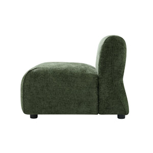 English Elm Modern Curved Accent Chair Plush Cloud Cushioning Sculptural Form for Any Room N767P399471G