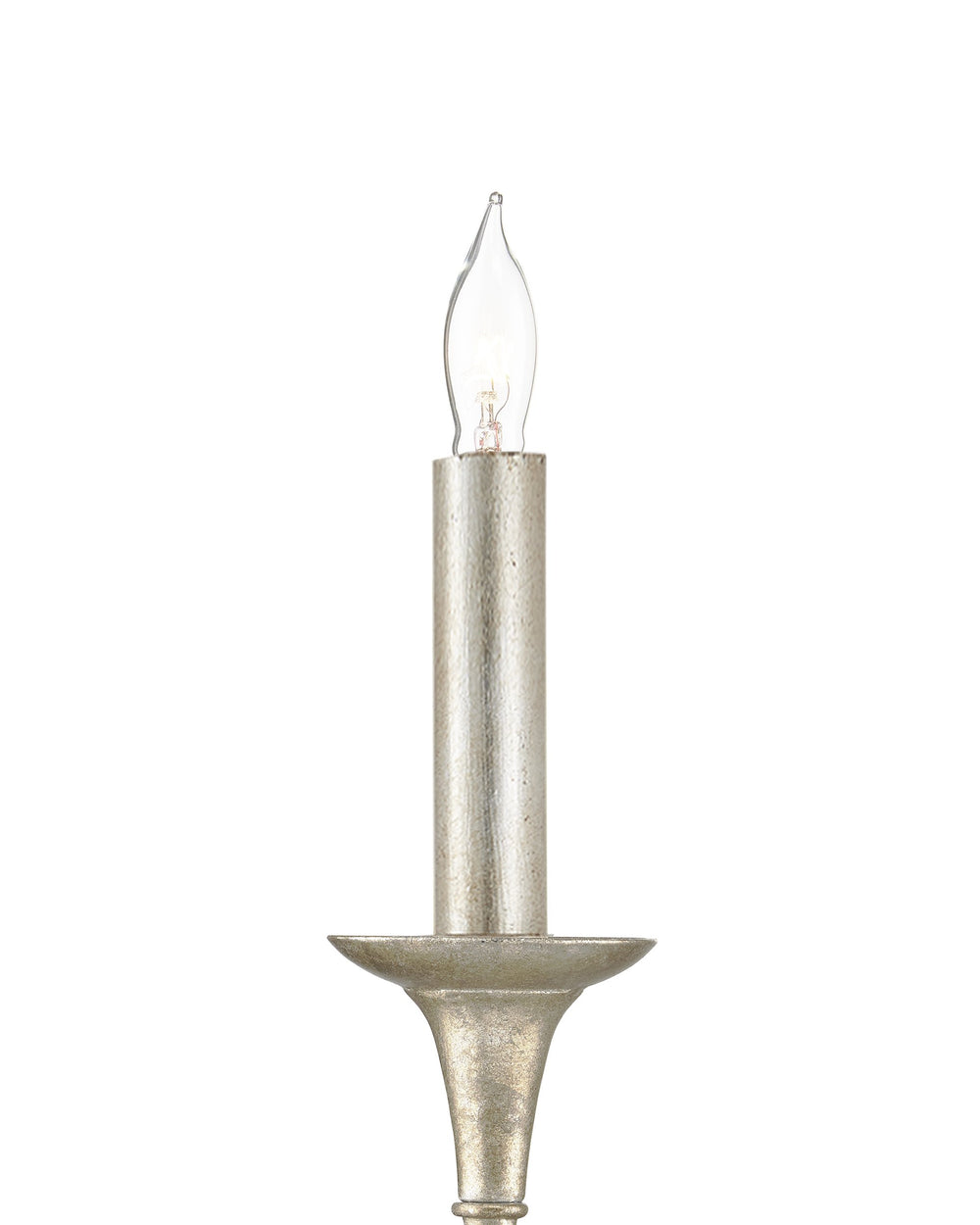 Currey & Company Nottaway Linear Champagne Chandelier - Elegant Design, Adjustable Height, Perfect For Dining & Kitchen Silver Wrought Iron 9000-1312-currey-company