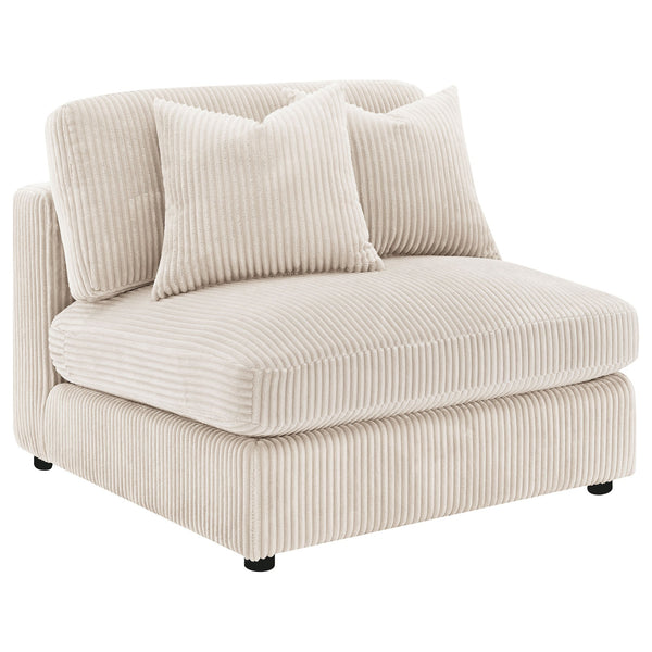 English Elm Cassidy Three Piece Corduroy Sectional with Lounge Unit for Cozy Living Spaces B062S01421