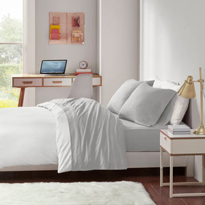 English Elm Cotton Blend Jersey Knit Sheet Set - Cozy Queen All-Season Bedding For Ultimate Comfort & Care B035P294163