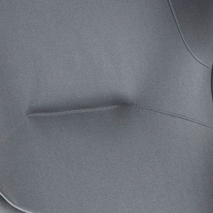 English Elm Crendon Upholstered Wingback Accent Chair with High Back, Curved Arms and Brushed Bronze Metal Legs Slate B062P328614