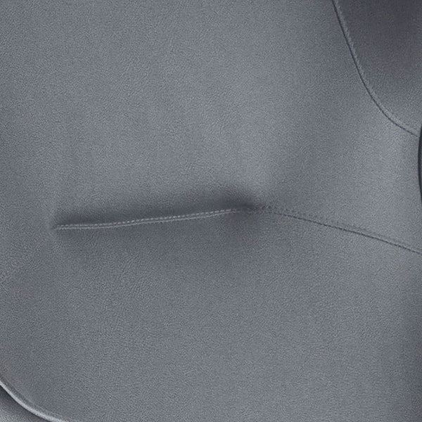 English Elm Crendon Upholstered Wingback Accent Chair with High Back, Curved Arms and Brushed Bronze Metal Legs Slate B062P328614