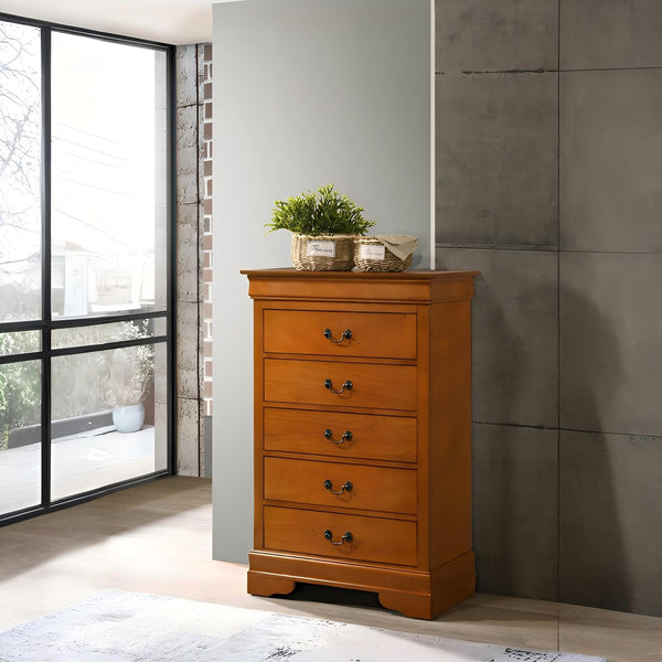 English Elm Louisphillipe G02160-Ch Oak Chest – Elegant Storage Solution With Classic Design & Durable Construction B078107849