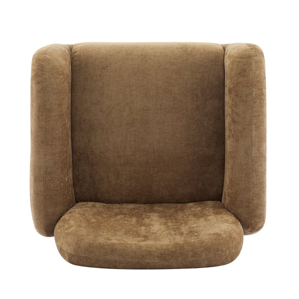 English Elm Christopher Knight Home® - Audrey Ergonomic Armchair with Plush Cushion and Solid Wood Frame for Stylish, Durable Comfort Tan 33.25 L x 29.75 W x 16.75 H N776P291712T