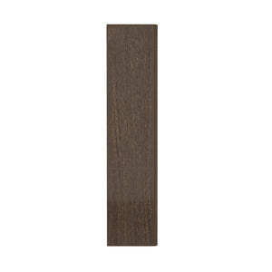 English Elm Rivington 40" Bookcase Cabinet with Soft-Close Doors, 4 Open Shelves, Adjustable Storage Appeal Walnut B365S00019