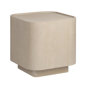 Crestview Collection Transitional End Table - Modern Rubberwood Accent Table With Tray Top For Effortless Living Room Style Tan Solid Wood Cvfdr1203
