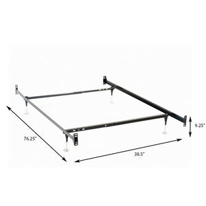 English Elm Renee Convertible Metal Bed Frame Powder Coated Steel Kids or Guest Room Versatile B062P466829