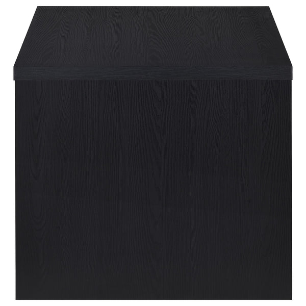 English Elm Nuberg Driftwood Gray Living Room Coffee and End Table Set with Storage Shelves B062S01578