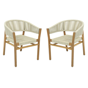 English Elm Modern Chenille Accent Chair with Ottoman Plush Wide Seat Curved Arms for Bedroom Teak+ Beige N719P428476A