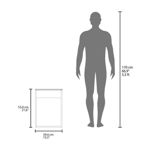 English Elm Bethel 40" Floating Wide One-Door Vanity with Resin Sink, Two Shelves, Kronos Wengue Black Finish B070P337052