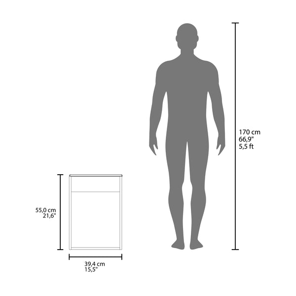 English Elm Bethel 40" Floating Wide One-Door Vanity with Resin Sink, Two Shelves, Kronos Wengue Black Finish B070P337052