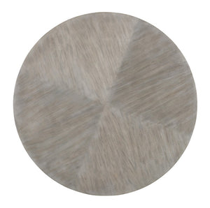 Hooker Furniture Melange Sculptural Guilded Cocktail Table With Primavera Veneer, Silver Leaf Insets & Casters 628-80458-95