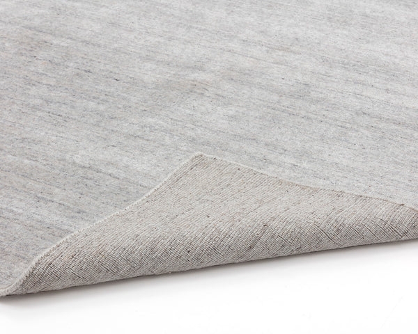 Sunpan Alaska Hand-Loomed Rug - Luxurious Wool-Blend Texture for Cozy Living, Lounge, and Bedroom Spaces Grey / Ivory